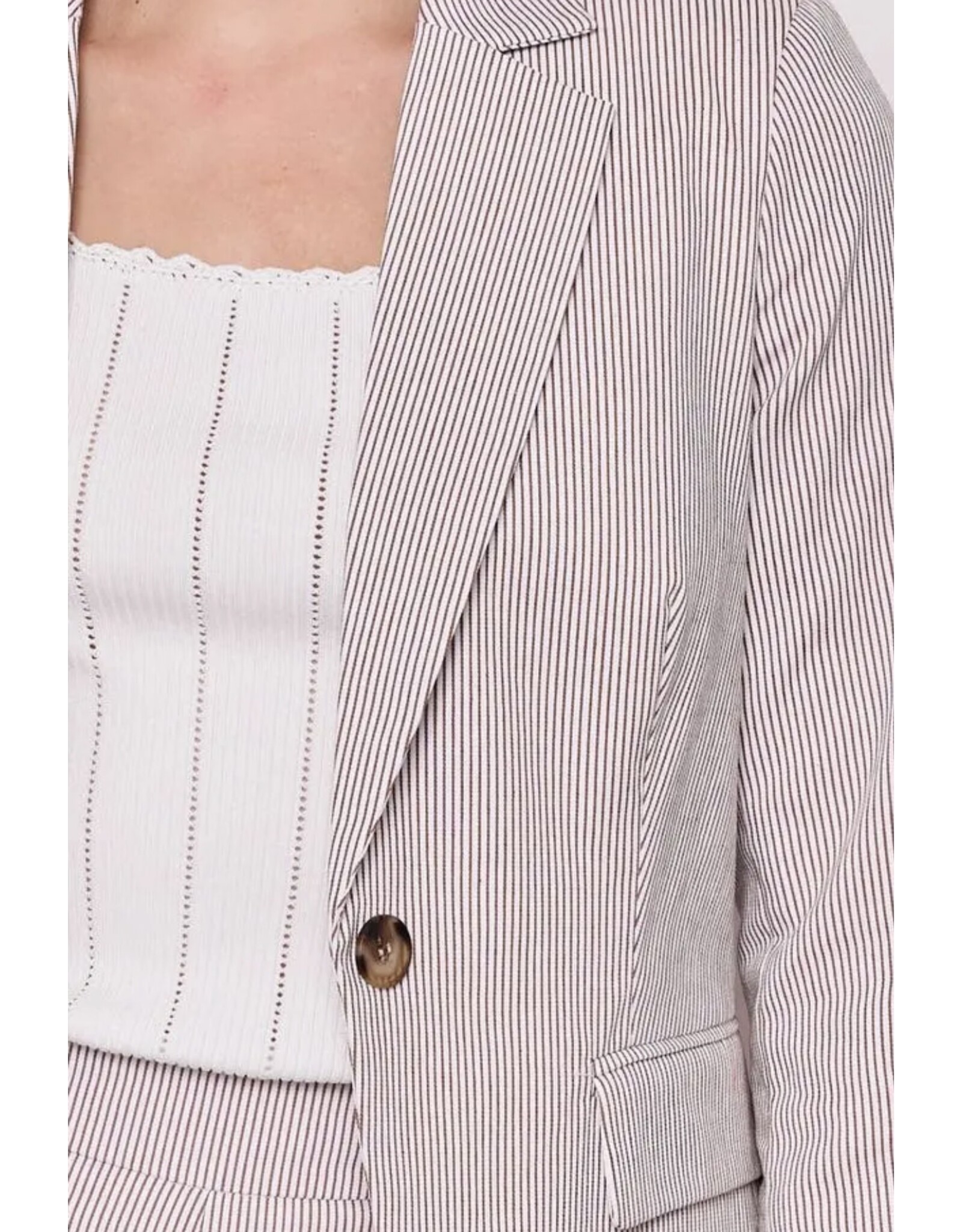 Parijs Blazerjas gestreept