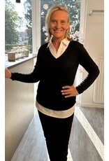 Zeze Trui Rowan met witte bloes