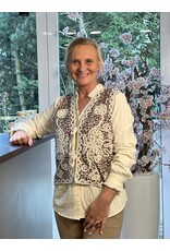 Italie Body panterprint en bloemen