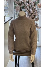 Brussel Trui met koll taupe