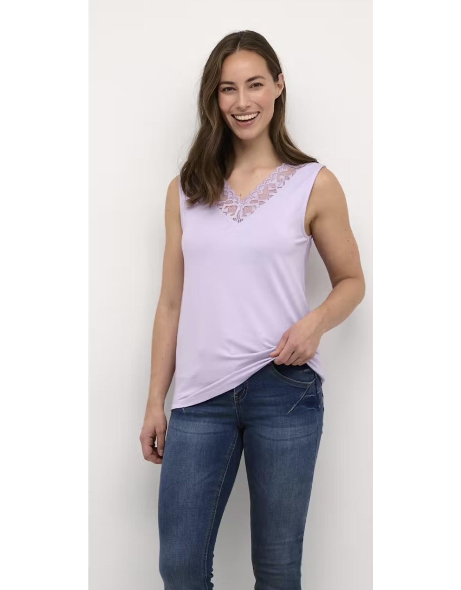 Cream Top Trulla dawn pink