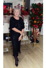 Brussel Rok met paillettes zwart