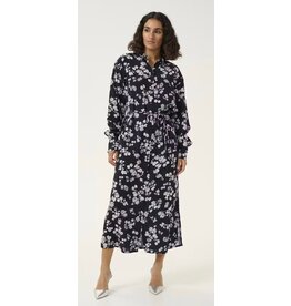 Kaffe Kleed lang Marine flower