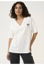 Kaffe T shirt Bowie white