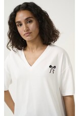 Kaffe T shirt Bowie white