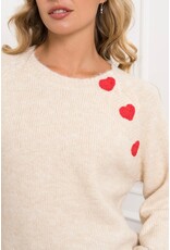 Parijs Trui beige met hart
