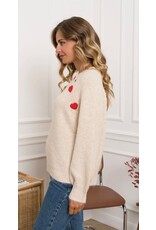 Parijs Trui beige met hart