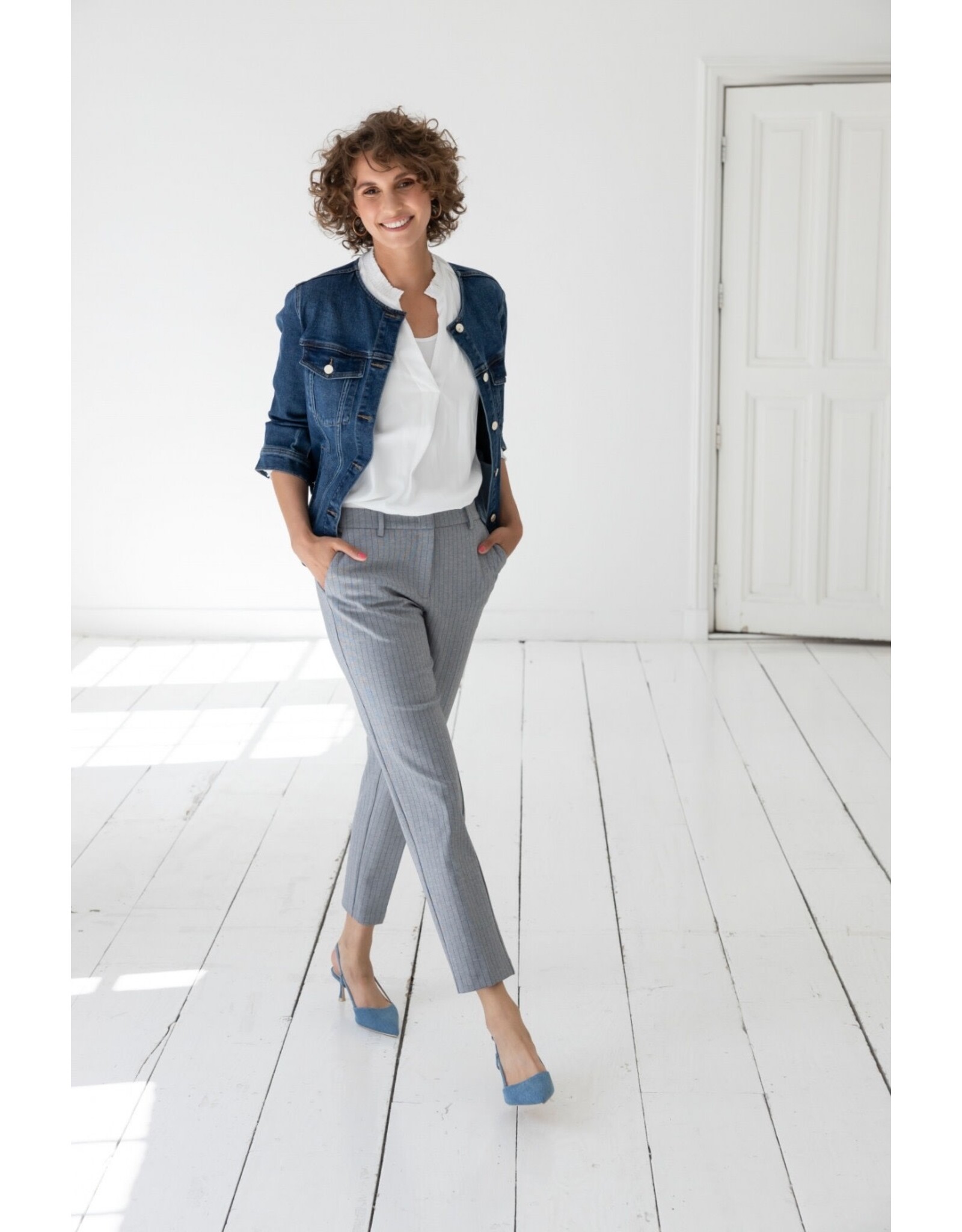 Yest Broek Rahima light grey