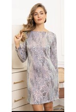 Kleed multicolour glans met paillettes