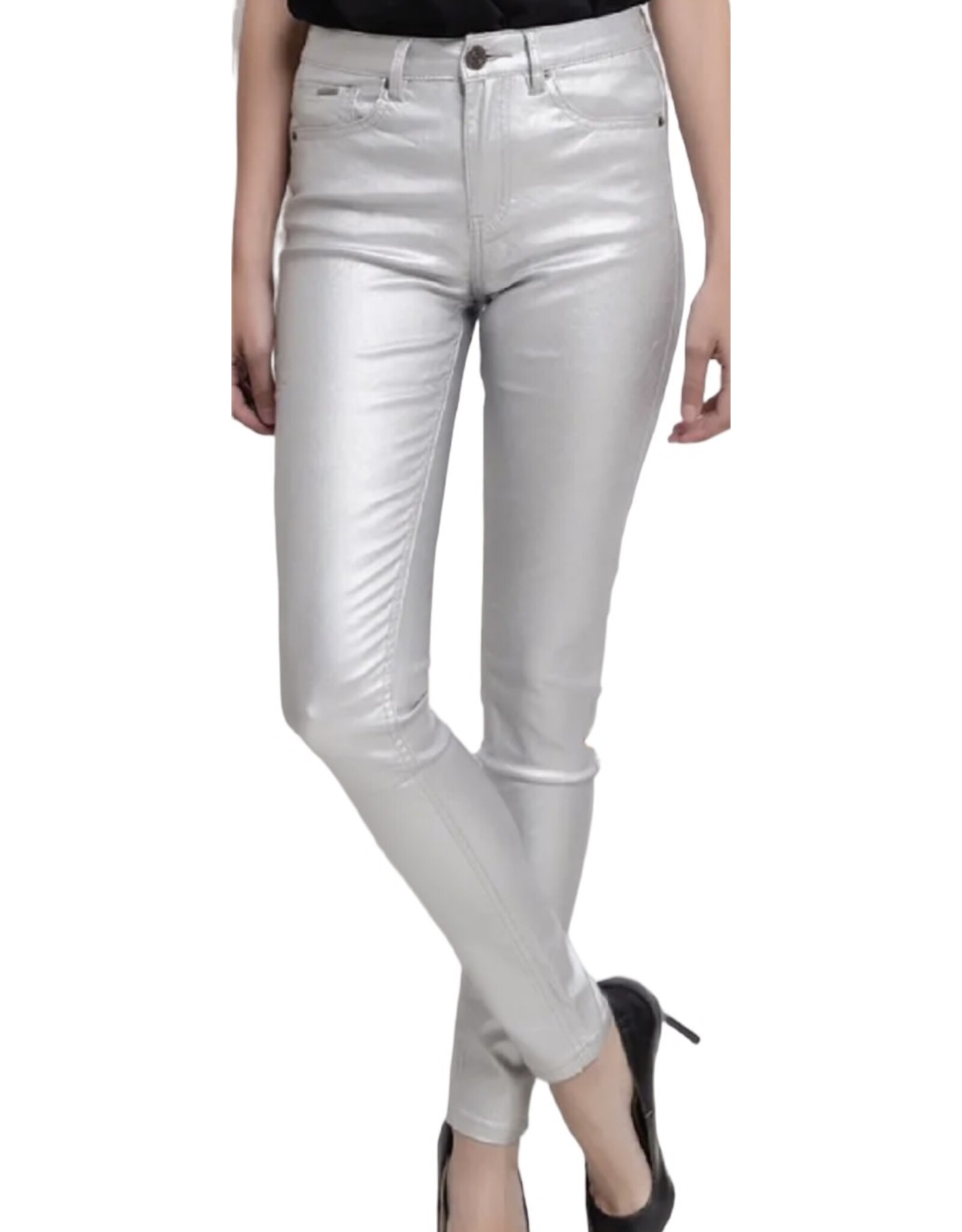 Broek zilverglans
