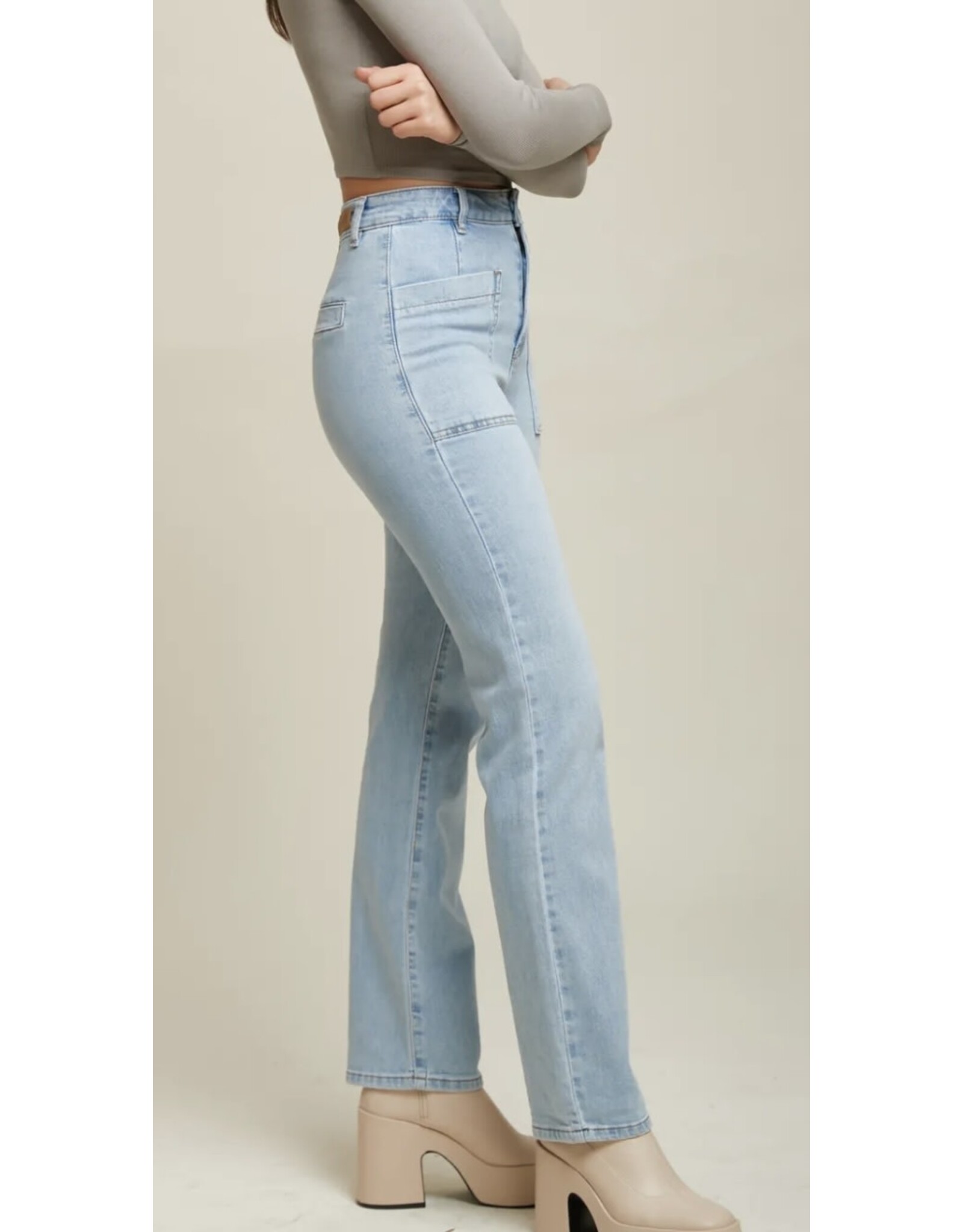 Parijs Broek toxik jeans met zakken vooraan