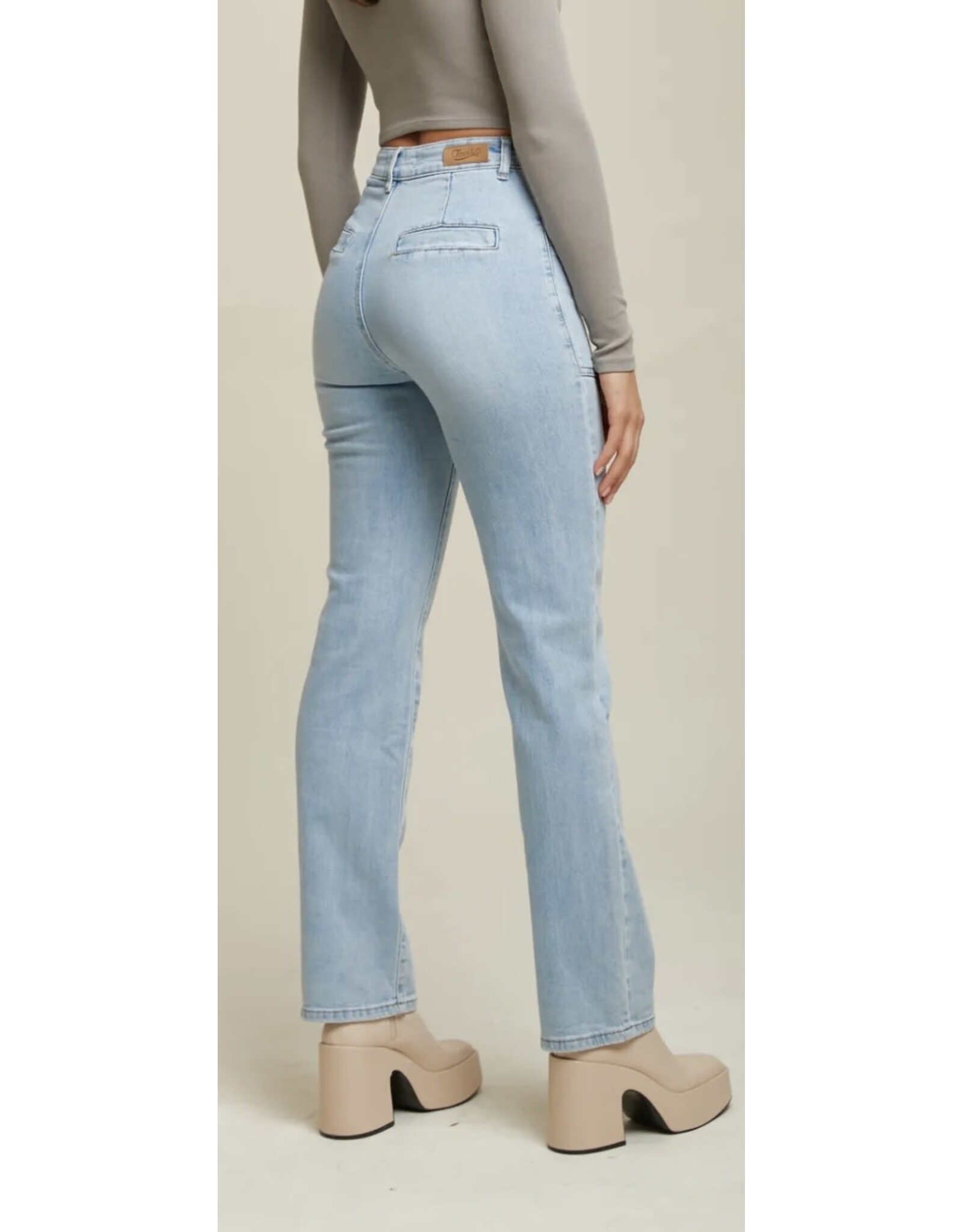 Parijs Broek toxik jeans met zakken vooraan