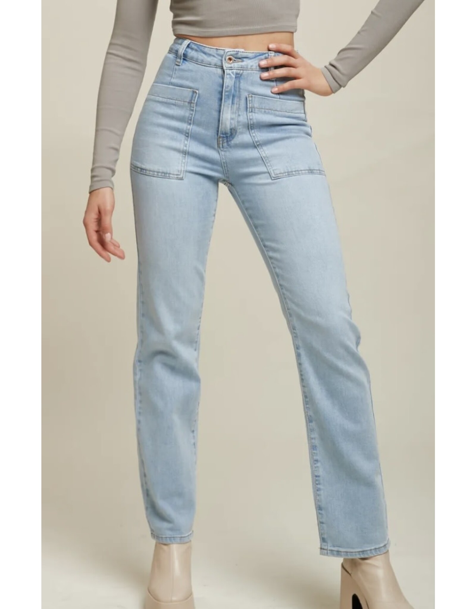 Parijs Broek toxik jeans met zakken vooraan