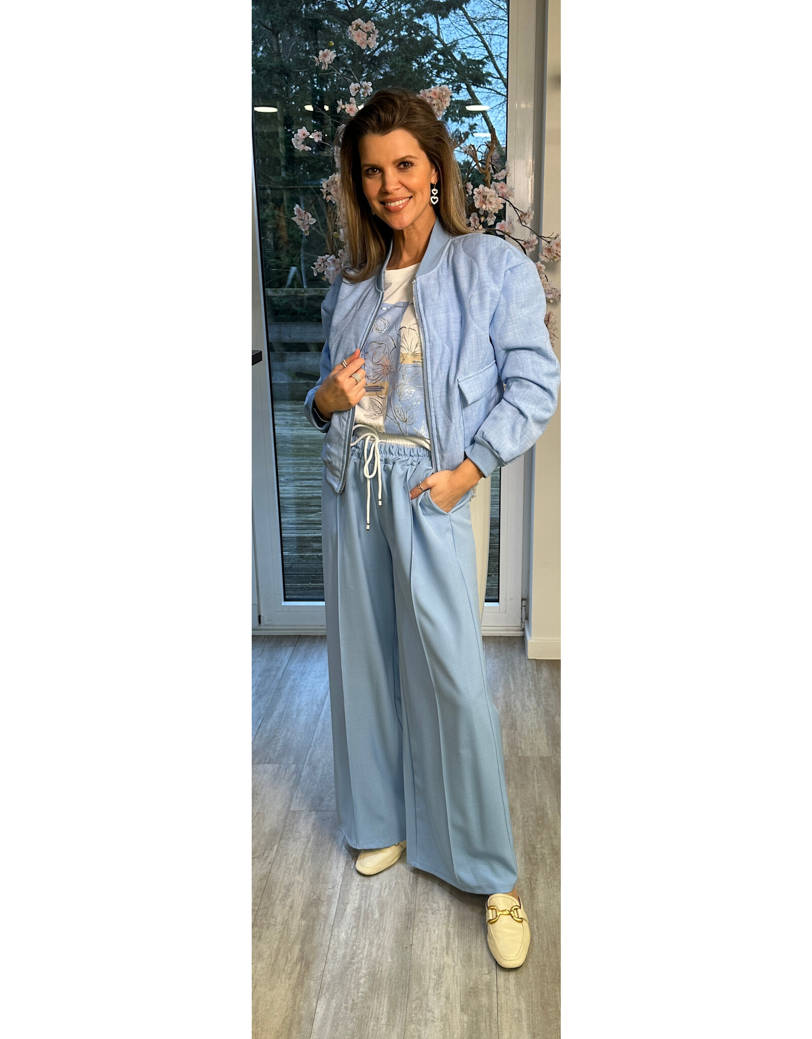 Italie Jas/gilet Justine blue