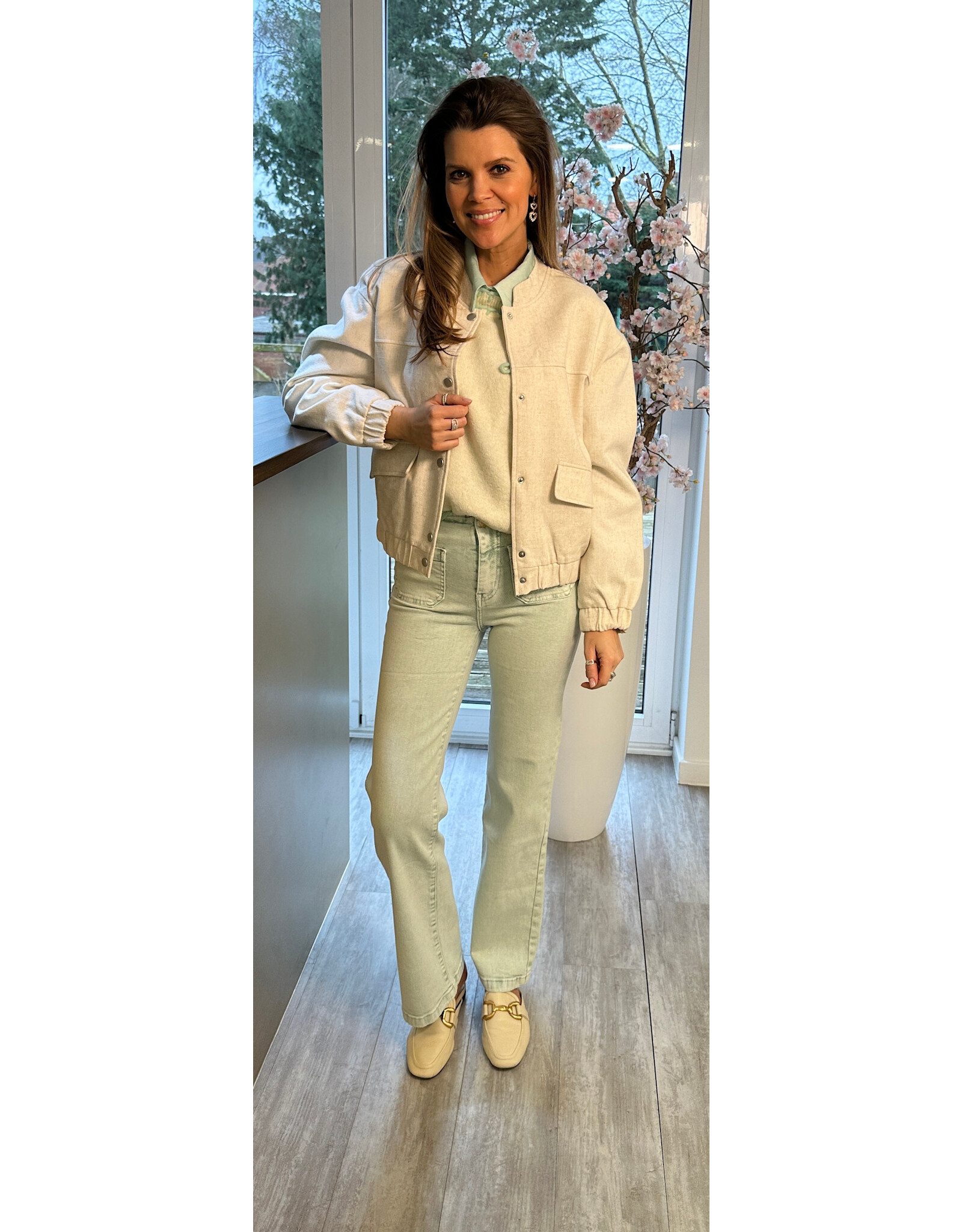 Italie Jas Lilly kort beige