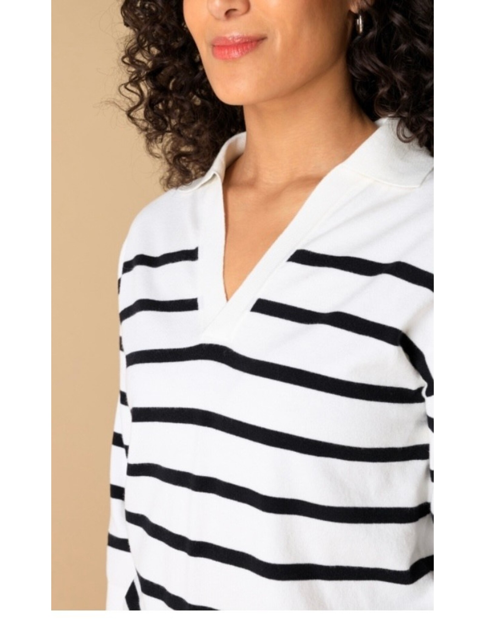 Ivy Beau Trui Pippine off white/black