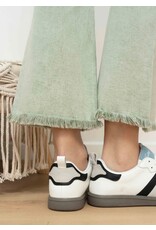 Brussel Broek flared light kaki