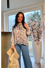 Italie Bloes flower blue/beige