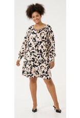 Kaffe Kleed Paca beige/black/peach