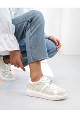 Parijs Sneaker goud/wit