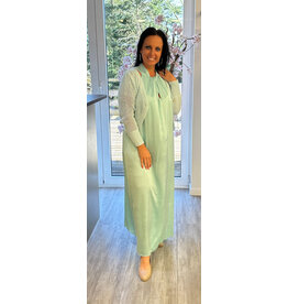 Italie Gilet gehaakt mintgroen