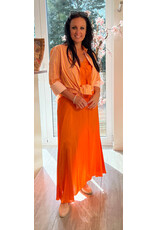 Brussel Rok Silke oranje