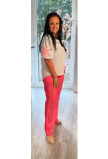 Brussel Broek feline fushia