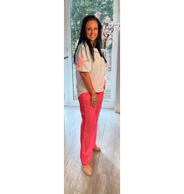 Brussel Broek feline fushia