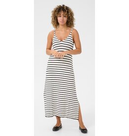 Cream Kleed Jady black stripe