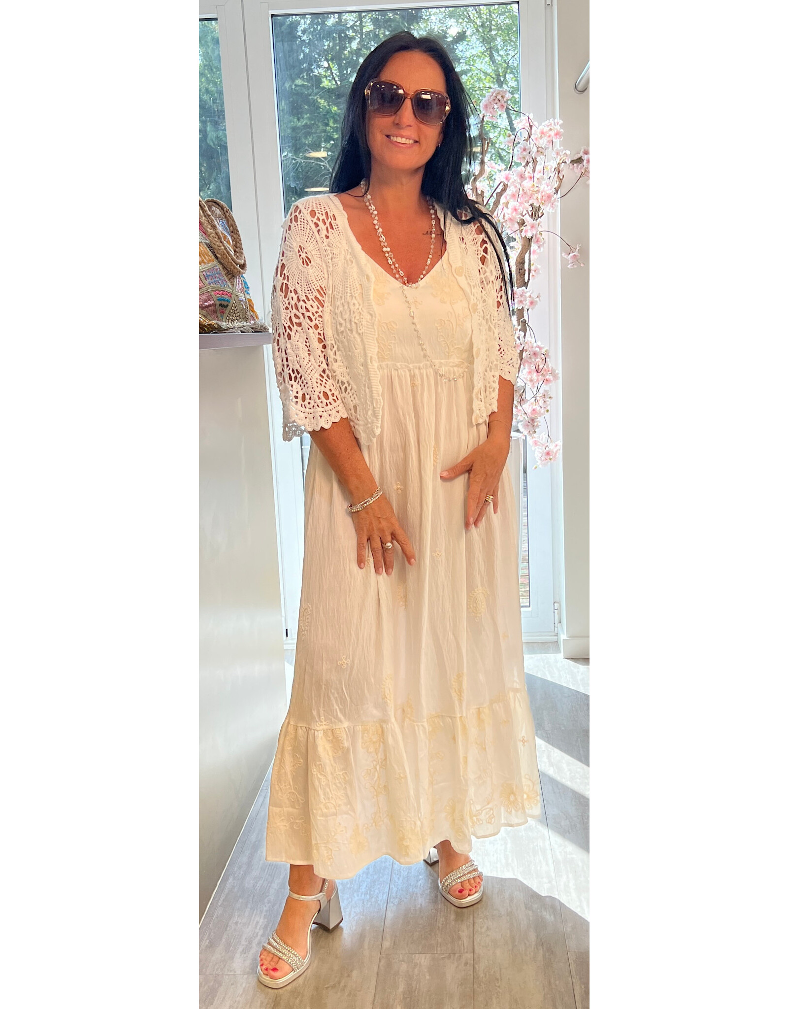 Parijs Kleed boho white