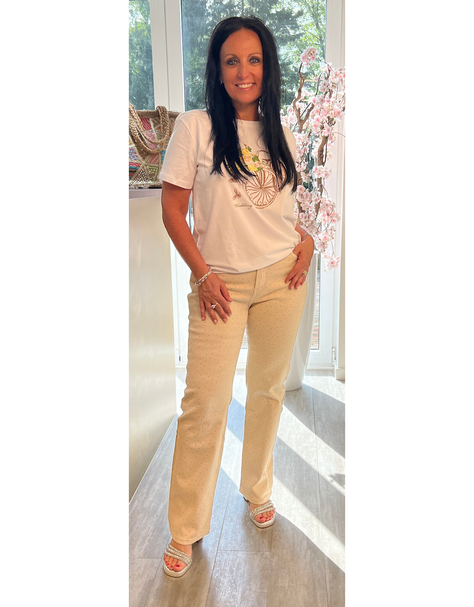 Brussel T shirt Luisa wit