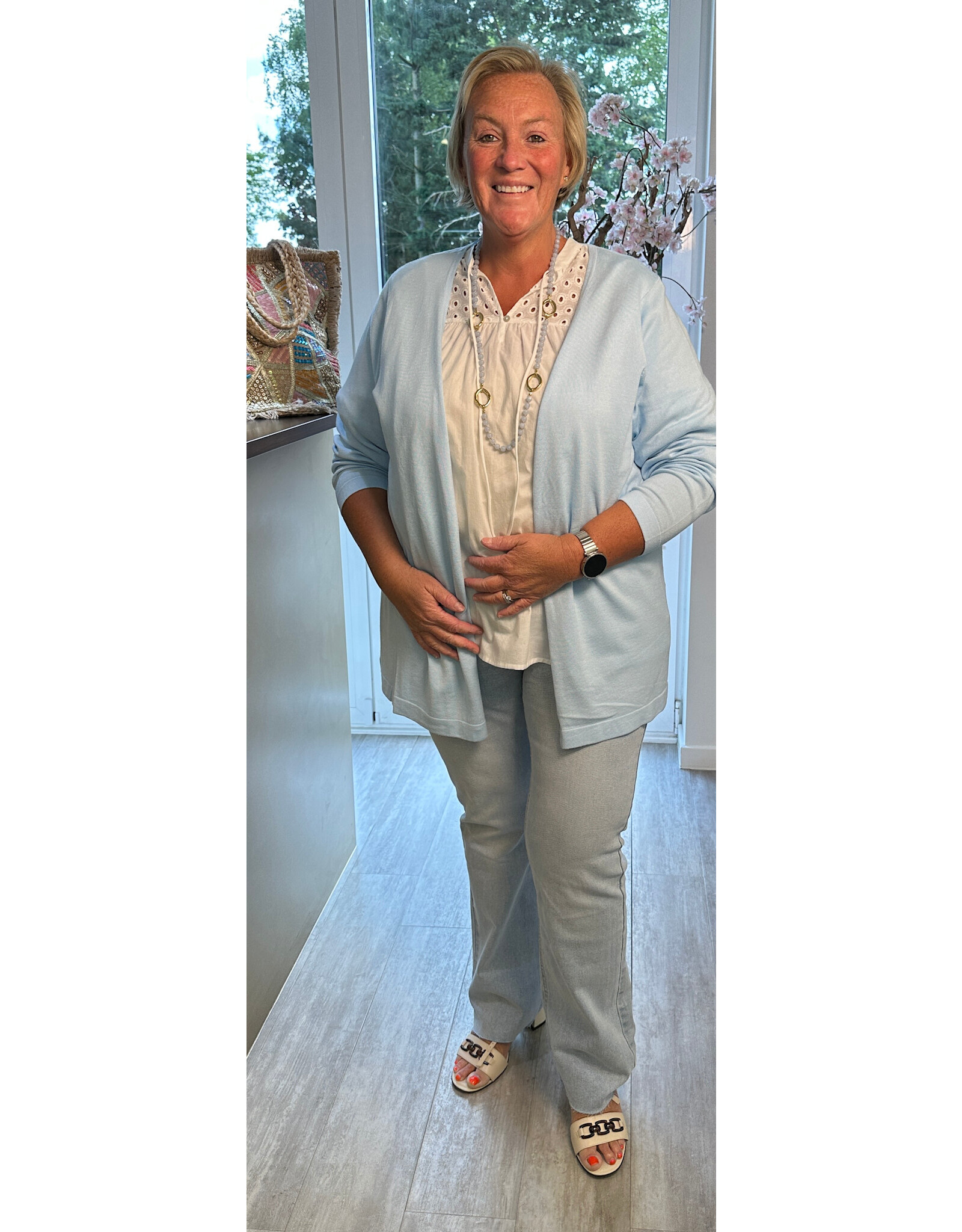 Kaffe Gilet Farsia blue