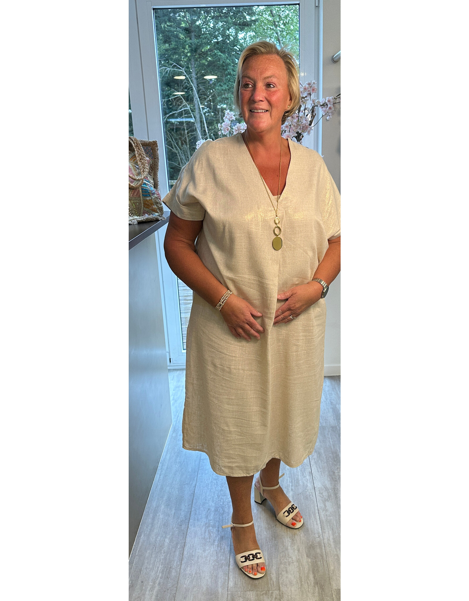 Italie Kleed Jolie goud