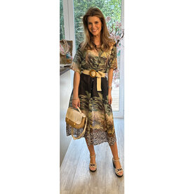 Italie Kleed Vinny black/tiger