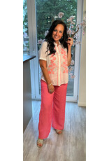 Brussel Broek feline fushia