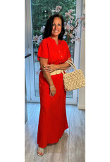 Cream Rok Lori Flame rood