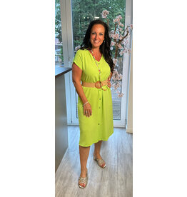Brussel Kleed Line groen
