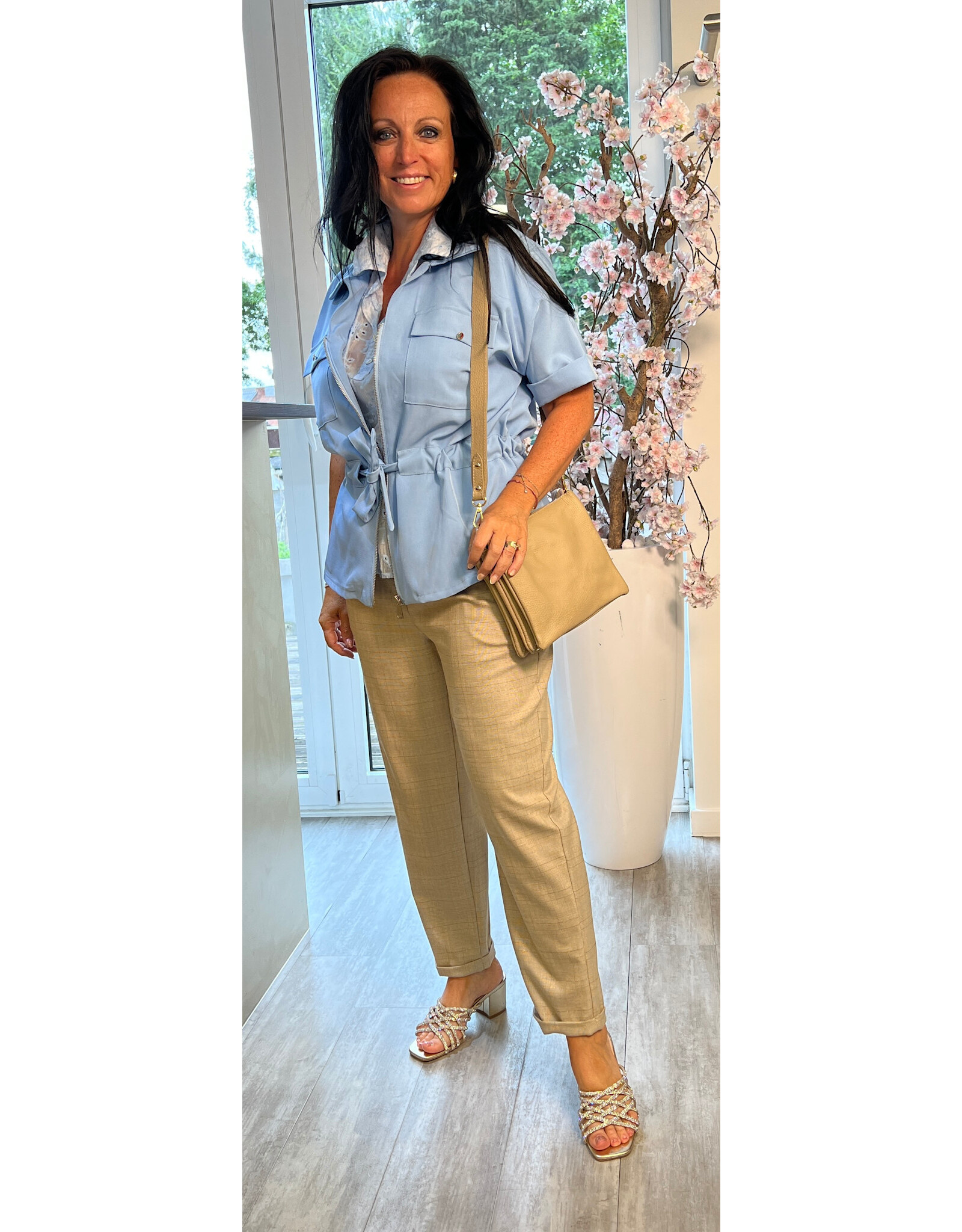 Italie Jas hilde blauw