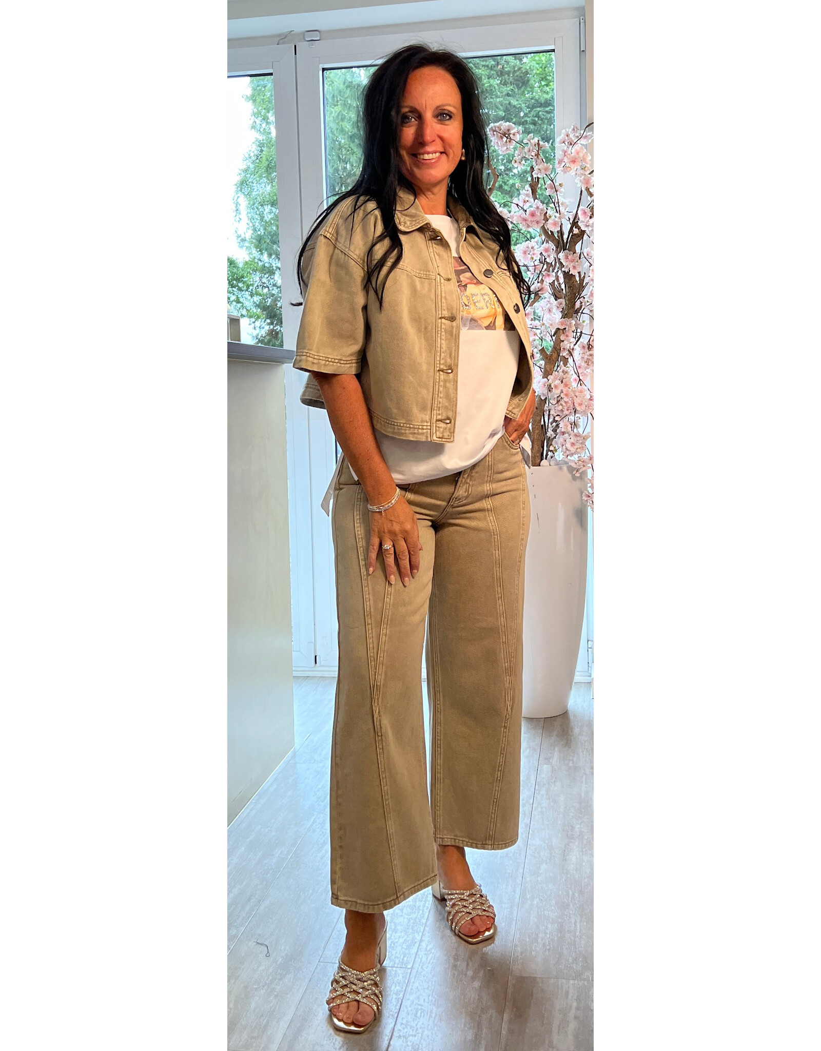 Kaffe Broek Rania light brown