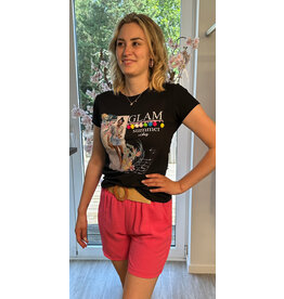 Italie T shirt Glam black