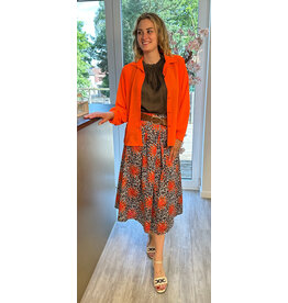 Brussel Rok Pami tijger/oranje