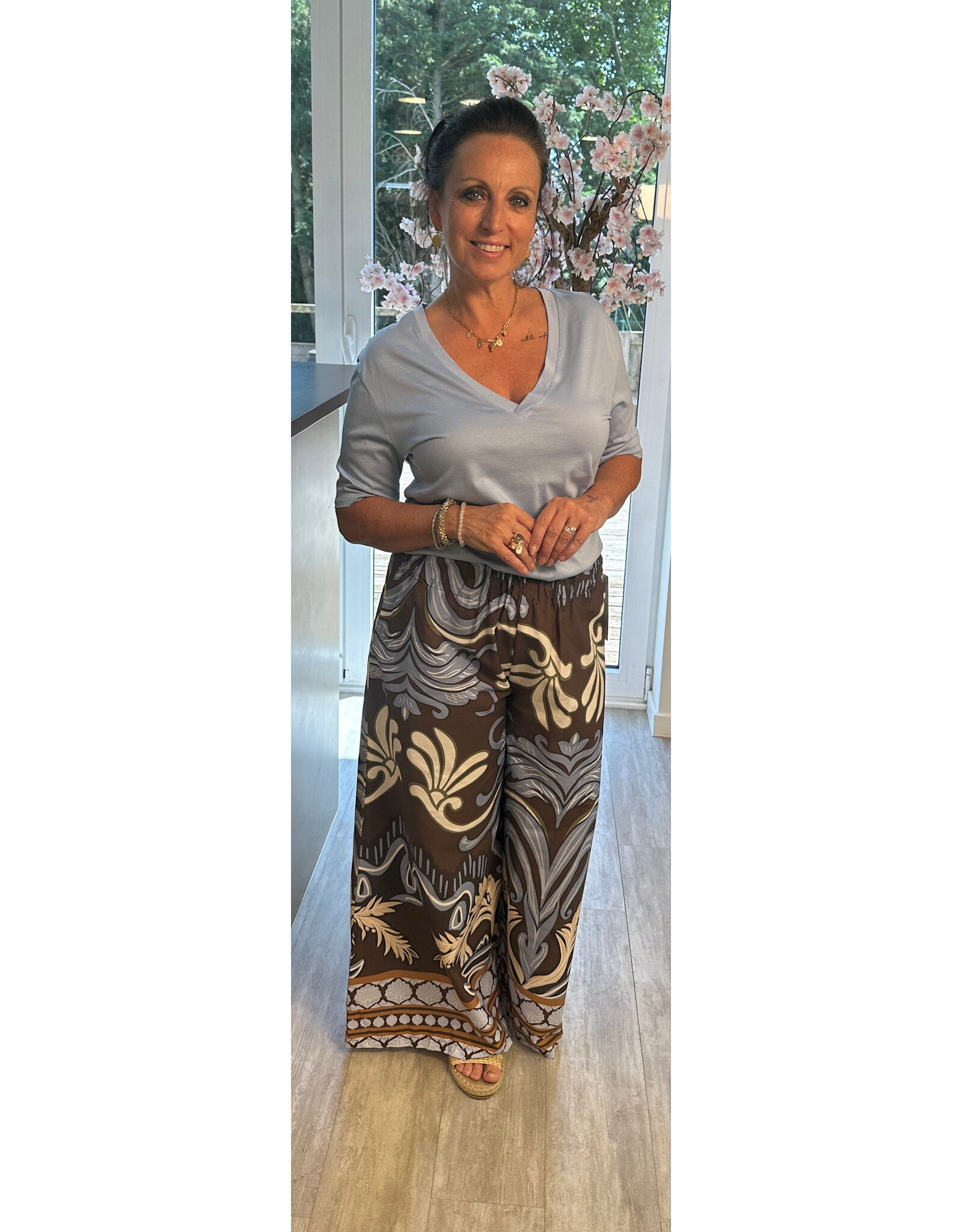 Italie Broek Ocean Flow