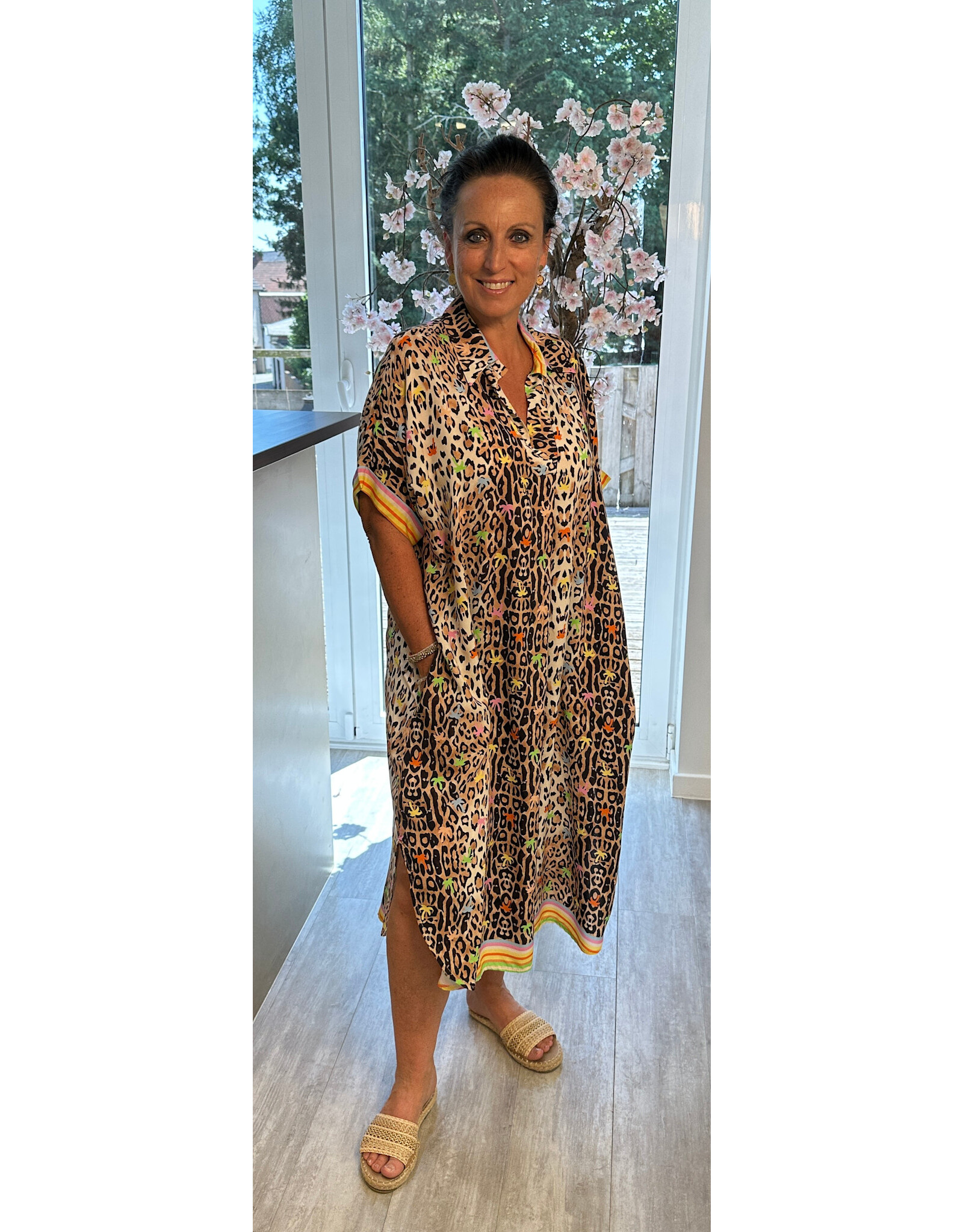 Italie Dress Tropic Leopard