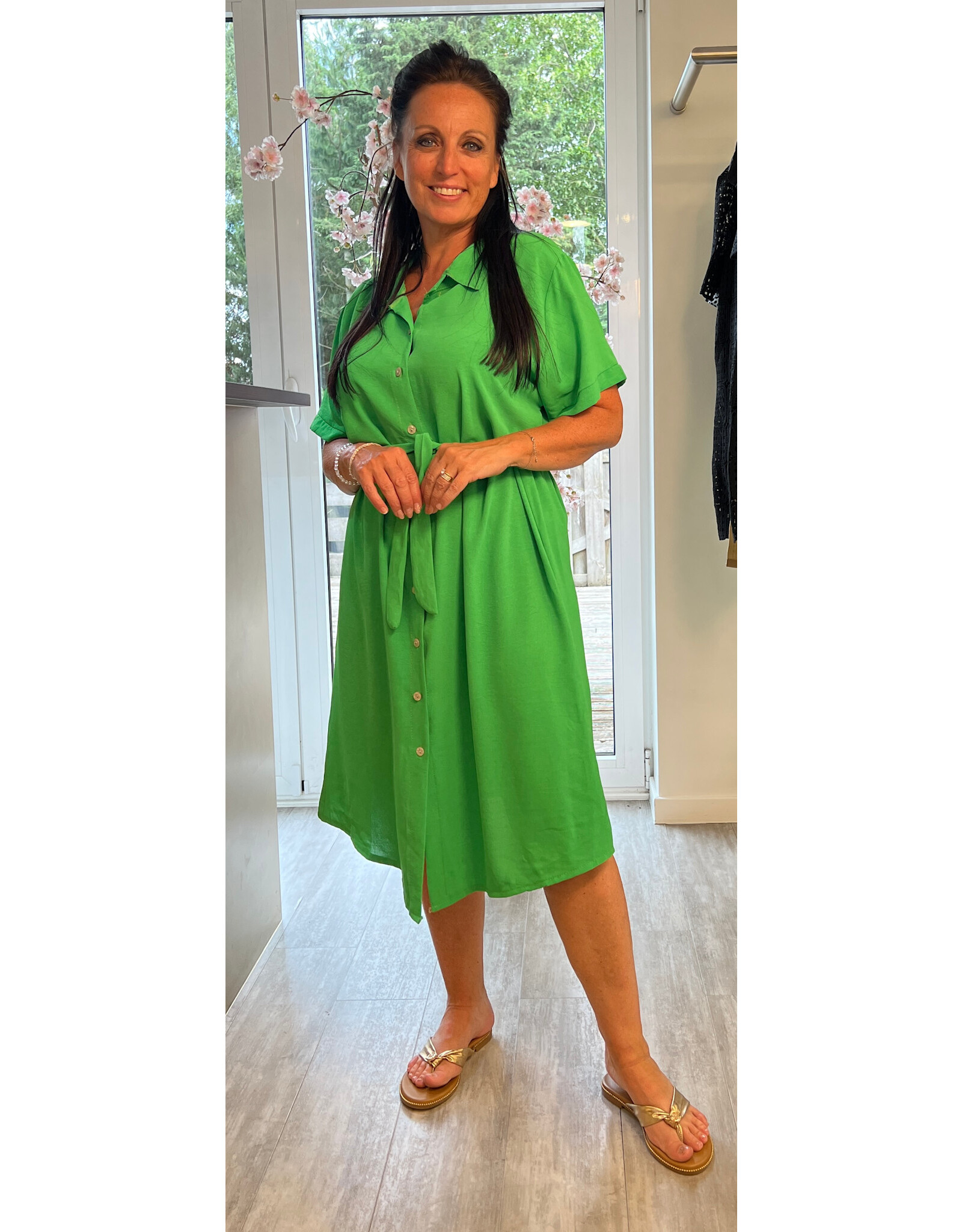 Brussel Kleed Green Grace