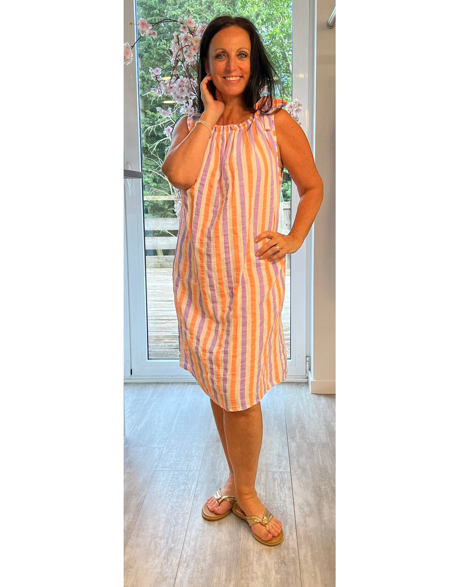 Brussel Kleed Sunset Stripes