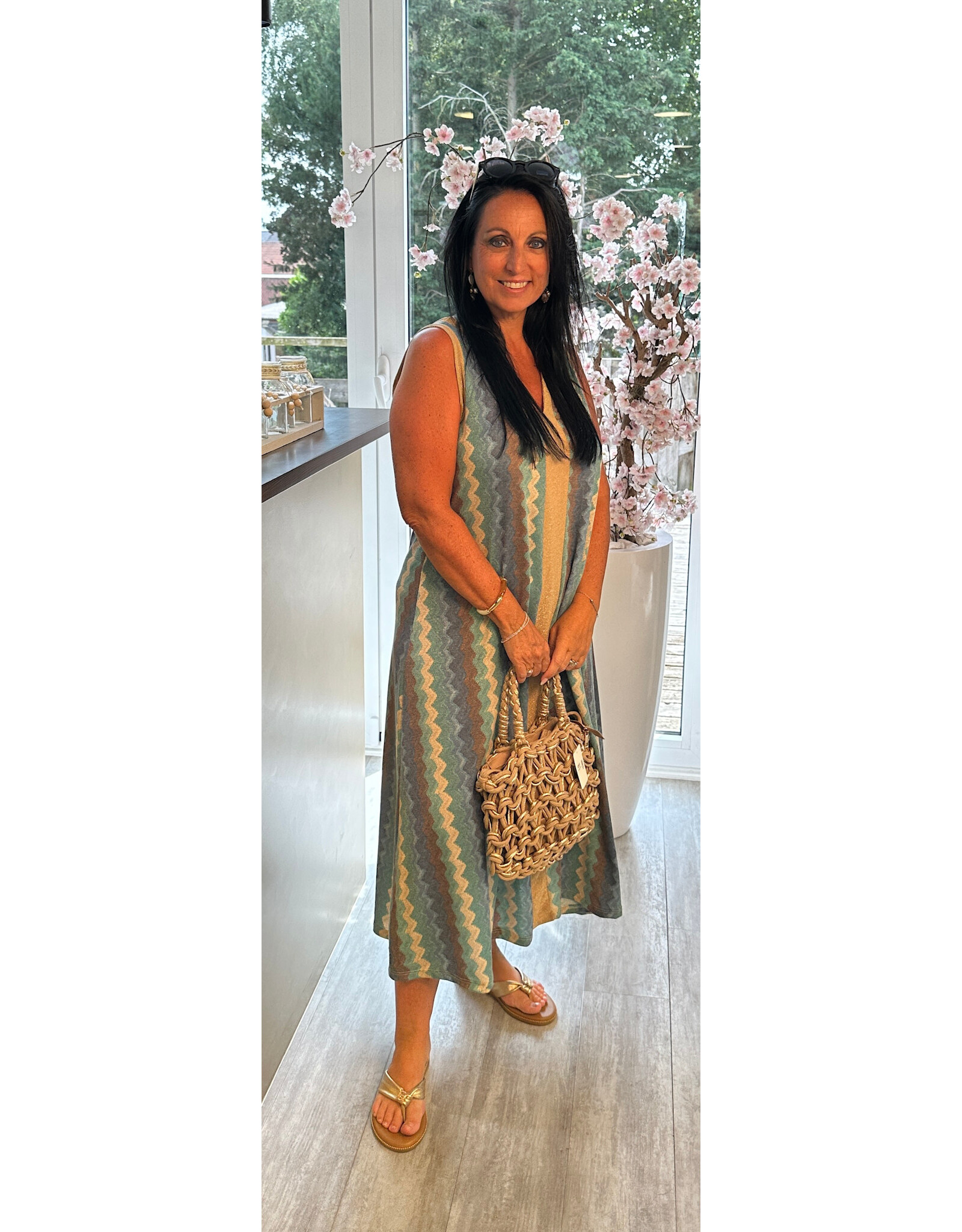 Brussel Kleed Sparkle sunset