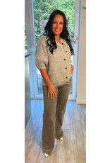 Kaffe Gilet cemillia grijs