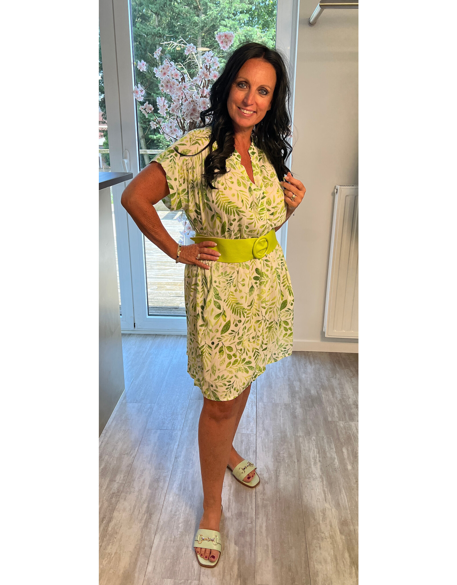 Parijs Kleed Olive Kiss