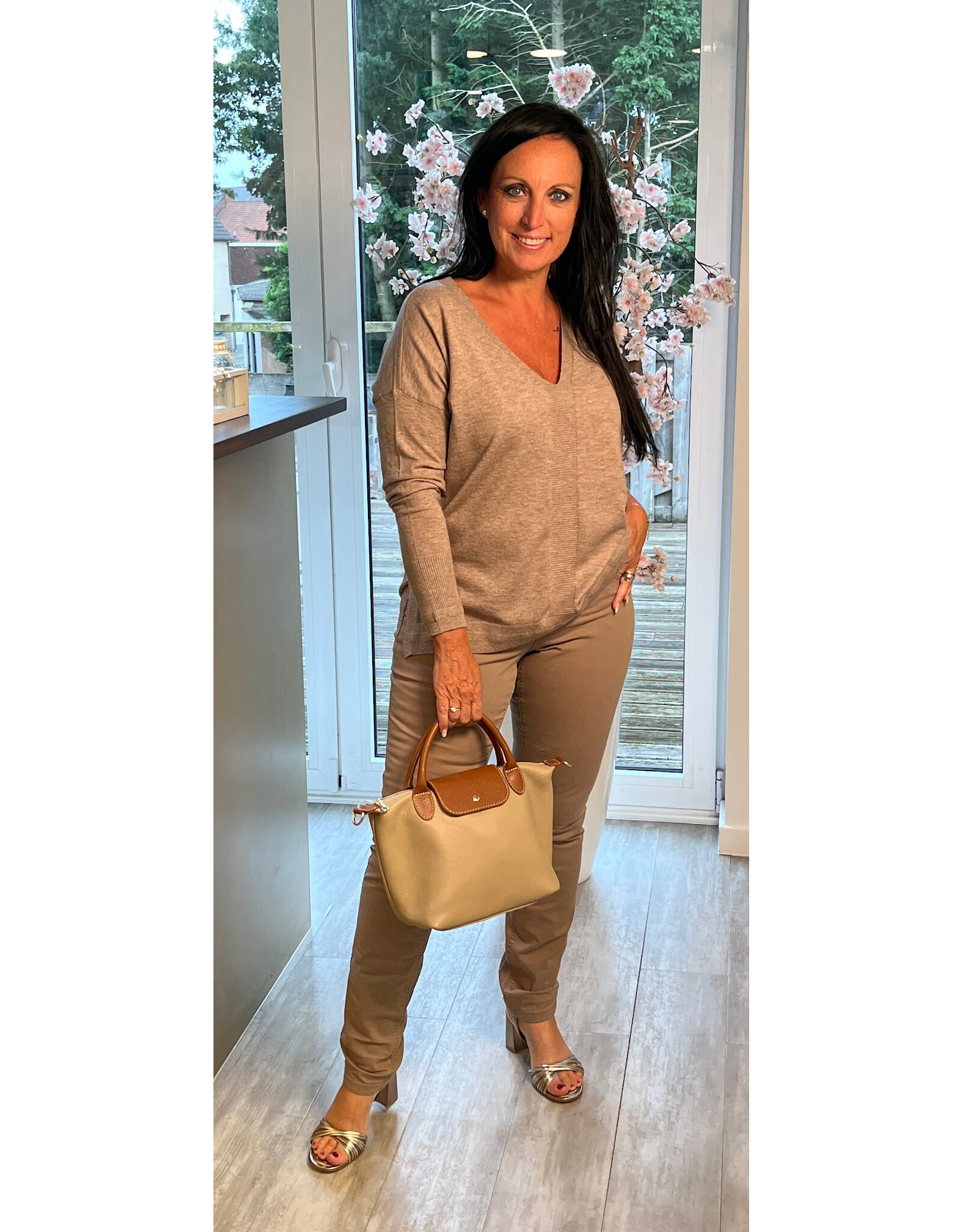 Cream Broek Berta coco