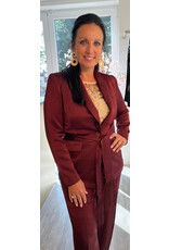 Parijs Blazer joyce wijnrood